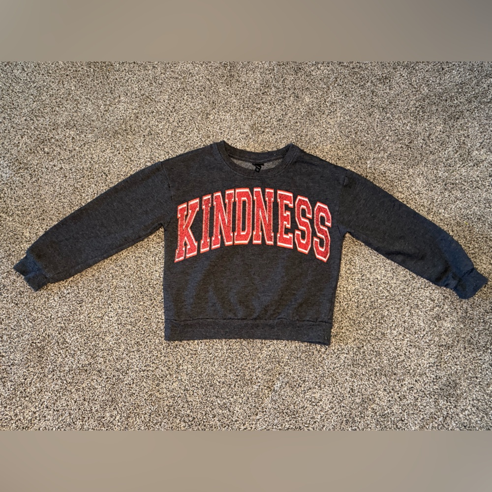 Art Class “Kindness” Crew Neck Pulliver, size 7/8 (020G)